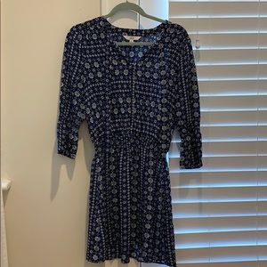 Jack Dress - Navy Blue Pattern